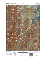 Namorf Oregon Historical topographic map, 1:24000 scale, 7.5 X 7.5 Minute, Year 2011
