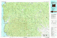 Nehalem River Oregon Historical topographic map, 1:100000 scale, 30 X 60 Minute, Year 1979