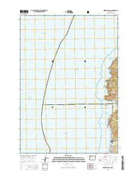 Neskowin OE W Oregon Current topographic map, 1:24000 scale, 7.5 X 7.5 Minute, Year 2014