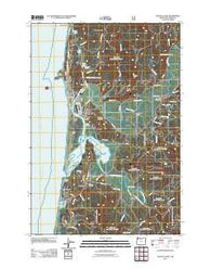 Nestucca Bay Oregon Historical topographic map, 1:24000 scale, 7.5 X 7.5 Minute, Year 2011