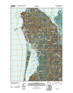 Netarts Oregon Historical topographic map, 1:24000 scale, 7.5 X 7.5 Minute, Year 2011