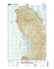 Netarts Oregon Current topographic map, 1:24000 scale, 7.5 X 7.5 Minute, Year 2014