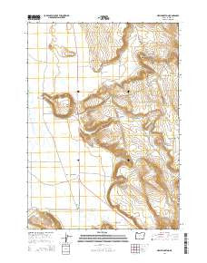New Princeton Oregon Current topographic map, 1:24000 scale, 7.5 X 7.5 Minute, Year 2014