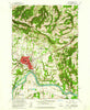 Newberg Oregon Historical topographic map, 1:24000 scale, 7.5 X 7.5 Minute, Year 1961