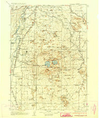 Newberry Crater Oregon Historical topographic map, 1:125000 scale, 30 X 30 Minute, Year 1935