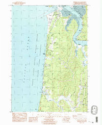 Newport South Oregon Historical topographic map, 1:24000 scale, 7.5 X 7.5 Minute, Year 1984
