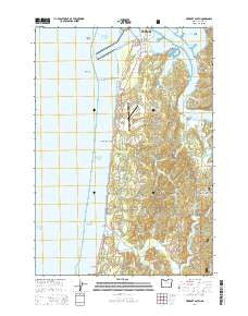 Newport South Oregon Current topographic map, 1:24000 scale, 7.5 X 7.5 Minute, Year 2014