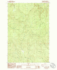Nicolai Mtn Oregon Historical topographic map, 1:24000 scale, 7.5 X 7.5 Minute, Year 1985