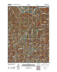 Nimrod Oregon Historical topographic map, 1:24000 scale, 7.5 X 7.5 Minute, Year 2011