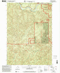 Nimrod Oregon Historical topographic map, 1:24000 scale, 7.5 X 7.5 Minute, Year 1997