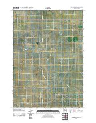 Ninemile Slough Oregon Historical topographic map, 1:24000 scale, 7.5 X 7.5 Minute, Year 2011