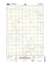 Ninemile Slough Oregon Current topographic map, 1:24000 scale, 7.5 X 7.5 Minute, Year 2014