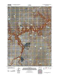 No Crossing Crossing Oregon Historical topographic map, 1:24000 scale, 7.5 X 7.5 Minute, Year 2011