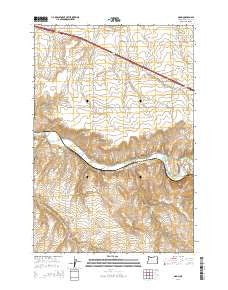 Nolin Oregon Current topographic map, 1:24000 scale, 7.5 X 7.5 Minute, Year 2014