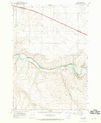 Nolin Oregon Historical topographic map, 1:24000 scale, 7.5 X 7.5 Minute, Year 1968
