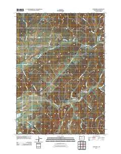 Nonpareil Oregon Historical topographic map, 1:24000 scale, 7.5 X 7.5 Minute, Year 2011