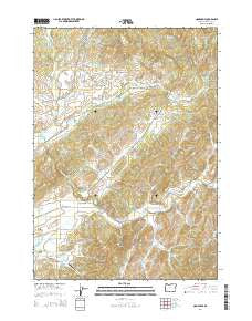 Nonpareil Oregon Current topographic map, 1:24000 scale, 7.5 X 7.5 Minute, Year 2014