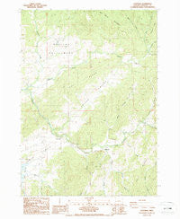 Nonpareil Oregon Historical topographic map, 1:24000 scale, 7.5 X 7.5 Minute, Year 1987