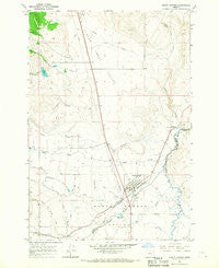 North Powder Oregon Historical topographic map, 1:24000 scale, 7.5 X 7.5 Minute, Year 1965