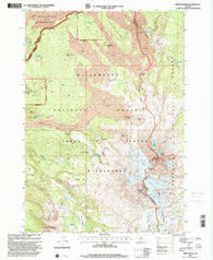 North Sister Oregon Historical topographic map, 1:24000 scale, 7.5 X 7.5 Minute, Year 1997
