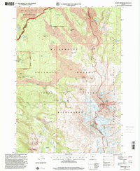 North Sister Oregon Historical topographic map, 1:24000 scale, 7.5 X 7.5 Minute, Year 1997