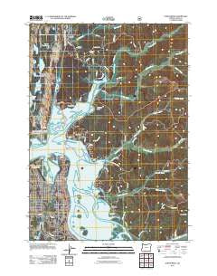 North Bend Oregon Historical topographic map, 1:24000 scale, 7.5 X 7.5 Minute, Year 2011
