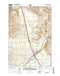 North Powder Oregon Current topographic map, 1:24000 scale, 7.5 X 7.5 Minute, Year 2014