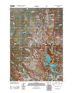 North Sister Oregon Historical topographic map, 1:24000 scale, 7.5 X 7.5 Minute, Year 2011