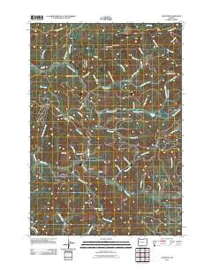 Nortons Oregon Historical topographic map, 1:24000 scale, 7.5 X 7.5 Minute, Year 2011