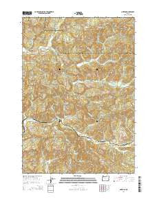Nortons Oregon Current topographic map, 1:24000 scale, 7.5 X 7.5 Minute, Year 2014