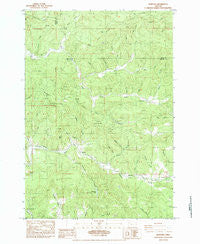 Nortons Oregon Historical topographic map, 1:24000 scale, 7.5 X 7.5 Minute, Year 1984