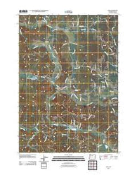 Noti Oregon Historical topographic map, 1:24000 scale, 7.5 X 7.5 Minute, Year 2011