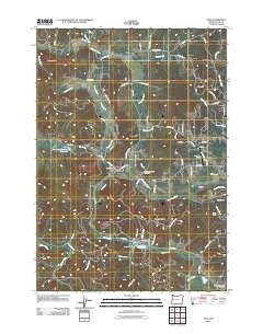Noti Oregon Historical topographic map, 1:24000 scale, 7.5 X 7.5 Minute, Year 2011