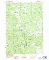 Noti Oregon Historical topographic map, 1:24000 scale, 7.5 X 7.5 Minute, Year 1984