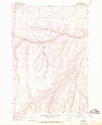 Nye Oregon Historical topographic map, 1:24000 scale, 7.5 X 7.5 Minute, Year 1967