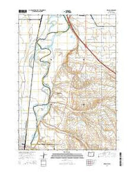 Nyssa Oregon Current topographic map, 1:24000 scale, 7.5 X 7.5 Minute, Year 2014