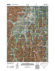 O'Brien Oregon Historical topographic map, 1:24000 scale, 7.5 X 7.5 Minute, Year 2011