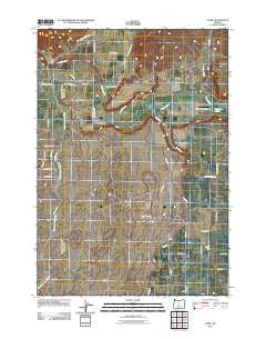 O'Neil Oregon Historical topographic map, 1:24000 scale, 7.5 X 7.5 Minute, Year 2011