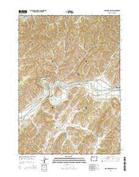 Oak Creek Valley Oregon Current topographic map, 1:24000 scale, 7.5 X 7.5 Minute, Year 2014