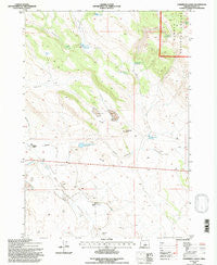 Oakerman Lakes Oregon Historical topographic map, 1:24000 scale, 7.5 X 7.5 Minute, Year 1992
