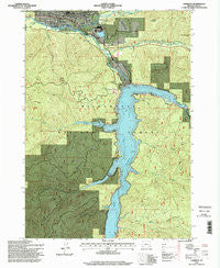 Oakridge Oregon Historical topographic map, 1:24000 scale, 7.5 X 7.5 Minute, Year 1997