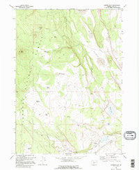 Oatman Flat Oregon Historical topographic map, 1:24000 scale, 7.5 X 7.5 Minute, Year 1968