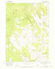 Oatman Flat Oregon Historical topographic map, 1:24000 scale, 7.5 X 7.5 Minute, Year 1968