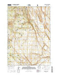 Oatman Flat Oregon Current topographic map, 1:24000 scale, 7.5 X 7.5 Minute, Year 2014