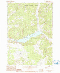 Ochoco Reservoir Oregon Historical topographic map, 1:24000 scale, 7.5 X 7.5 Minute, Year 1990