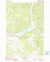 Ochoco Reservoir Oregon Historical topographic map, 1:24000 scale, 7.5 X 7.5 Minute, Year 1990