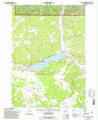 Ochoco Reservoir Oregon Historical topographic map, 1:24000 scale, 7.5 X 7.5 Minute, Year 1992