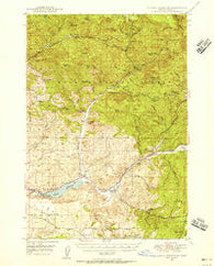 Ochoco Reservoir Oregon Historical topographic map, 1:62500 scale, 15 X 15 Minute, Year 1948