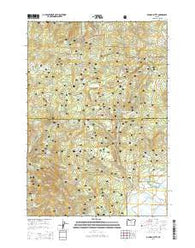 Ochoco Butte Oregon Current topographic map, 1:24000 scale, 7.5 X 7.5 Minute, Year 2014