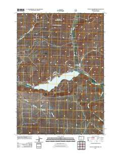Ochoco Reservoir Oregon Historical topographic map, 1:24000 scale, 7.5 X 7.5 Minute, Year 2011